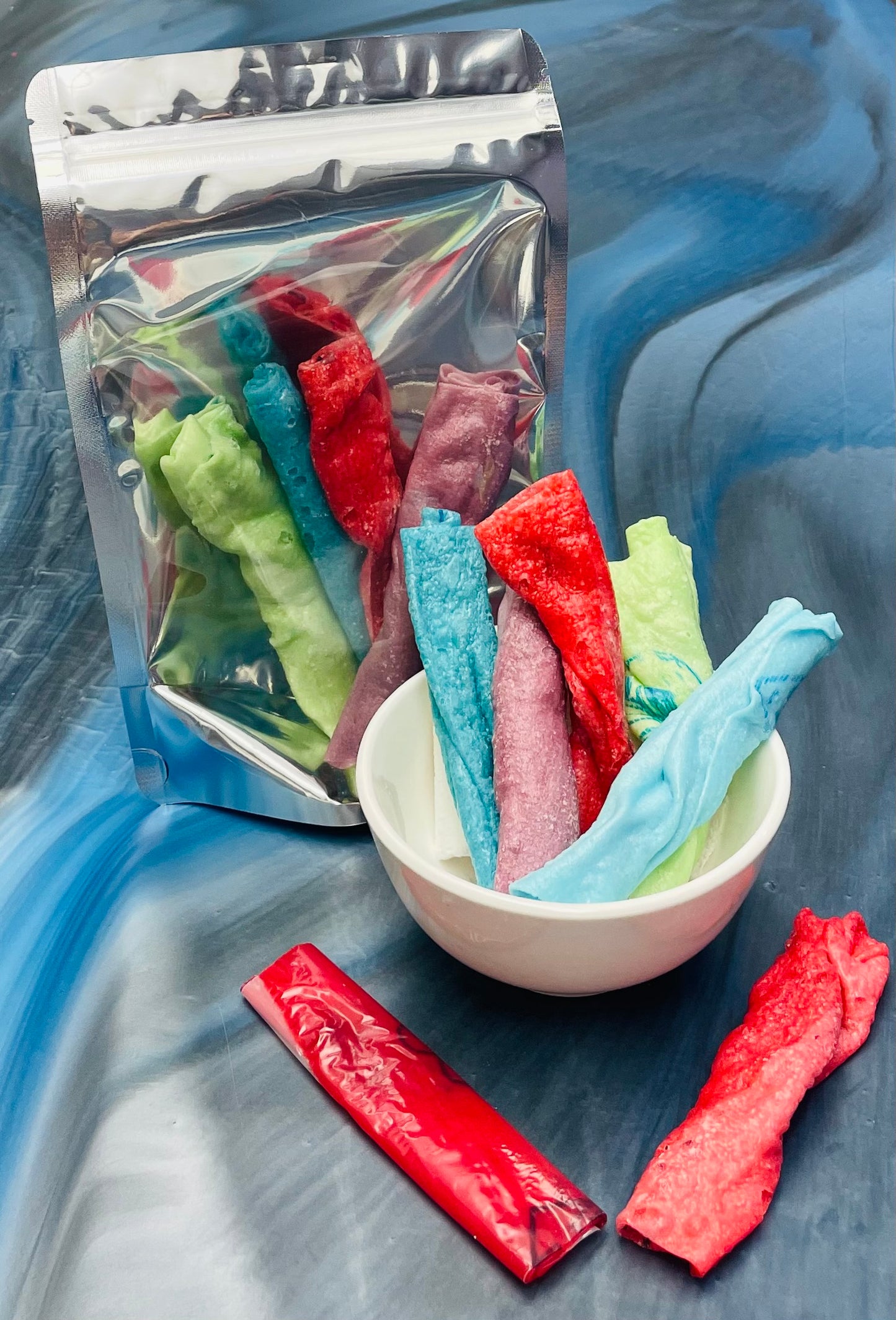 Freeze Dried Candy Fruity Rolls By Nifty Thrift Sales